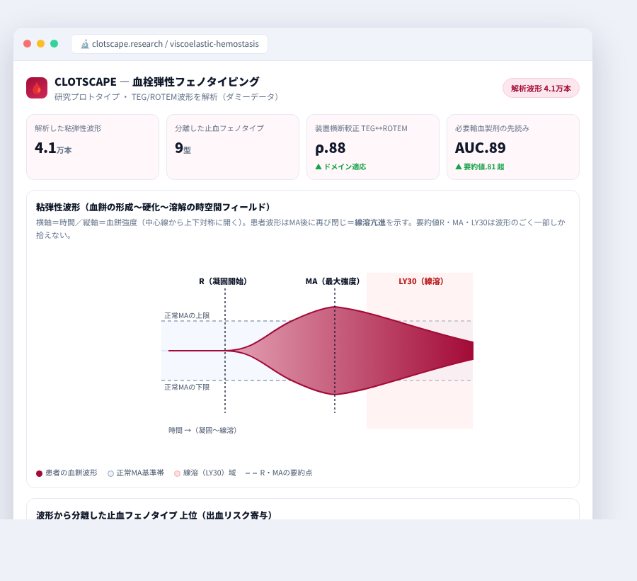 CLOTSCAPE の完成イメージ